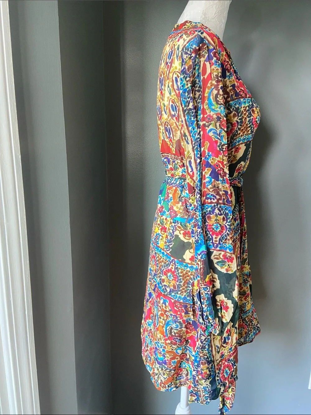 Zara patchwork bohemian dress - Picture 6 of 10
